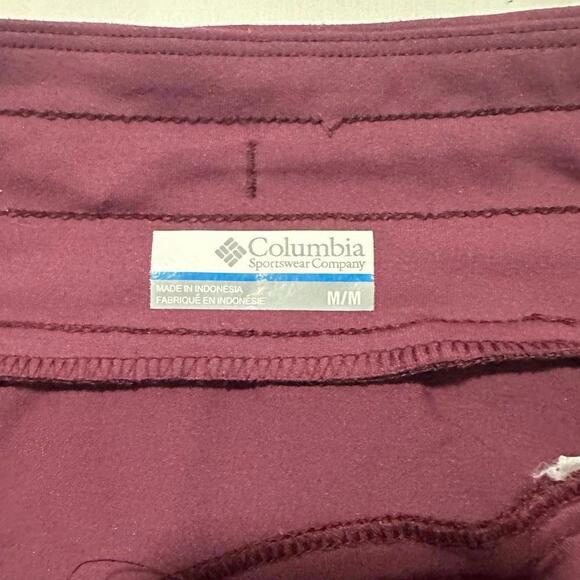 COLUMBIA BURGUNDY PANTS - Picture 2 of 4